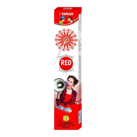 12 CM Red Sparklers